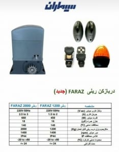 درب بازکن ریلی پارکینگ