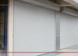 تصویری از درب کرکره‌ای پارکینگ